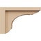 Ekena Millwork 3"W x 9"D x 6"H Classic Warren Rough Cedar Woodgrain TimberThane Corbel, Primed Tan CORUR03X09X06WARRCPR - alternate 2